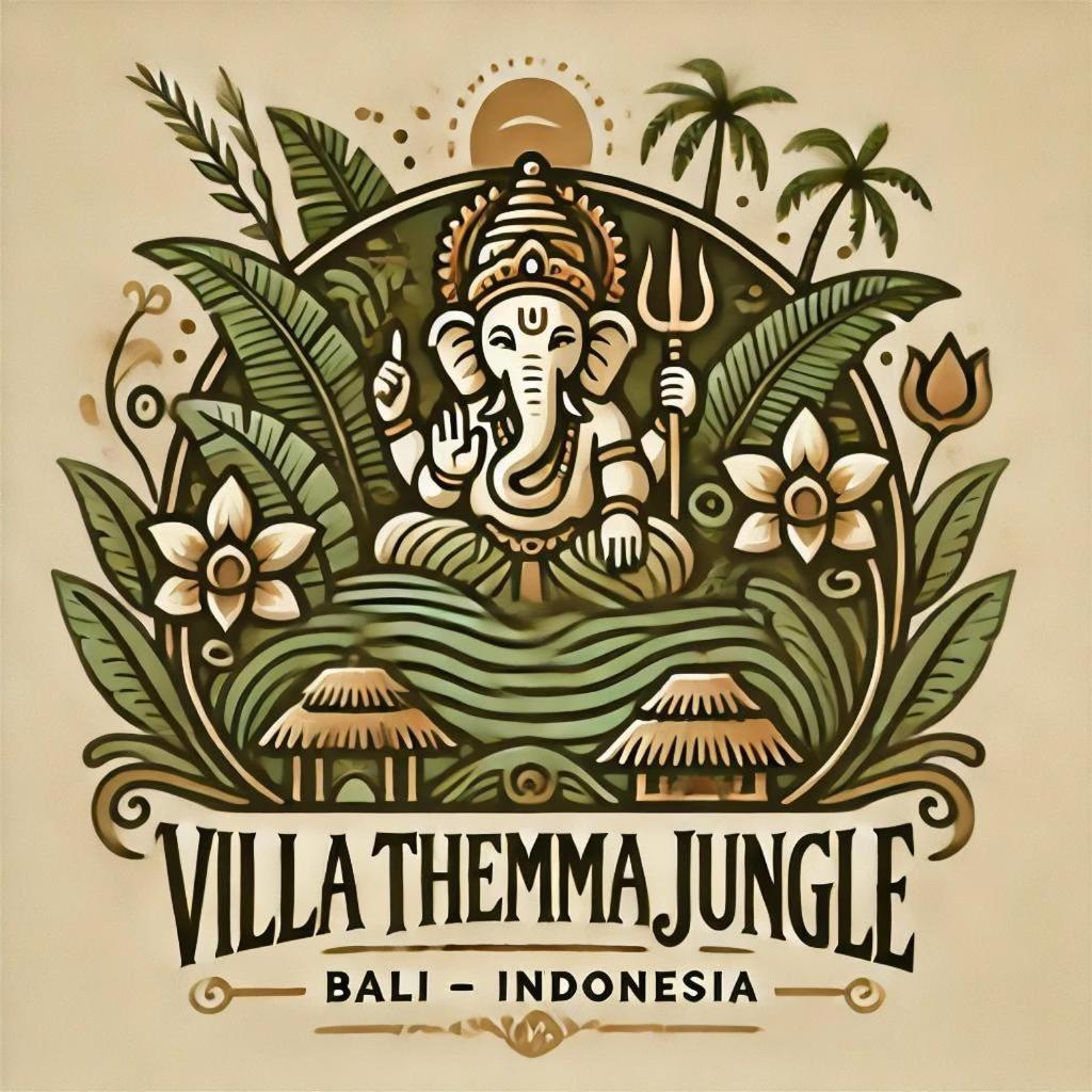 Villa Themma Jungle - Sumptuous 3Br Luxury Villa With Majestic Jungle View North Of Ubud エクステリア 写真