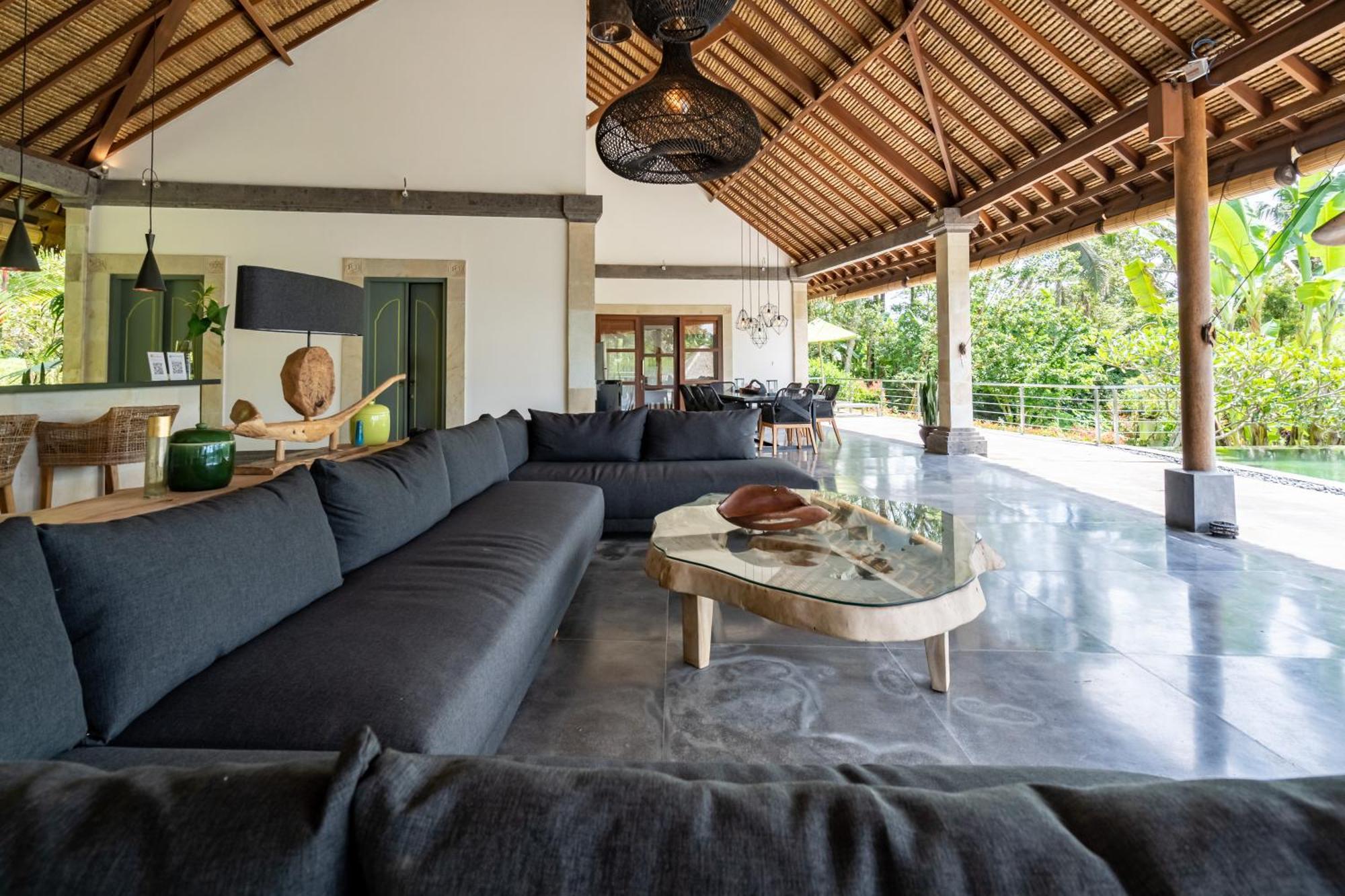 Villa Themma Jungle - Sumptuous 3Br Luxury Villa With Majestic Jungle View North Of Ubud エクステリア 写真