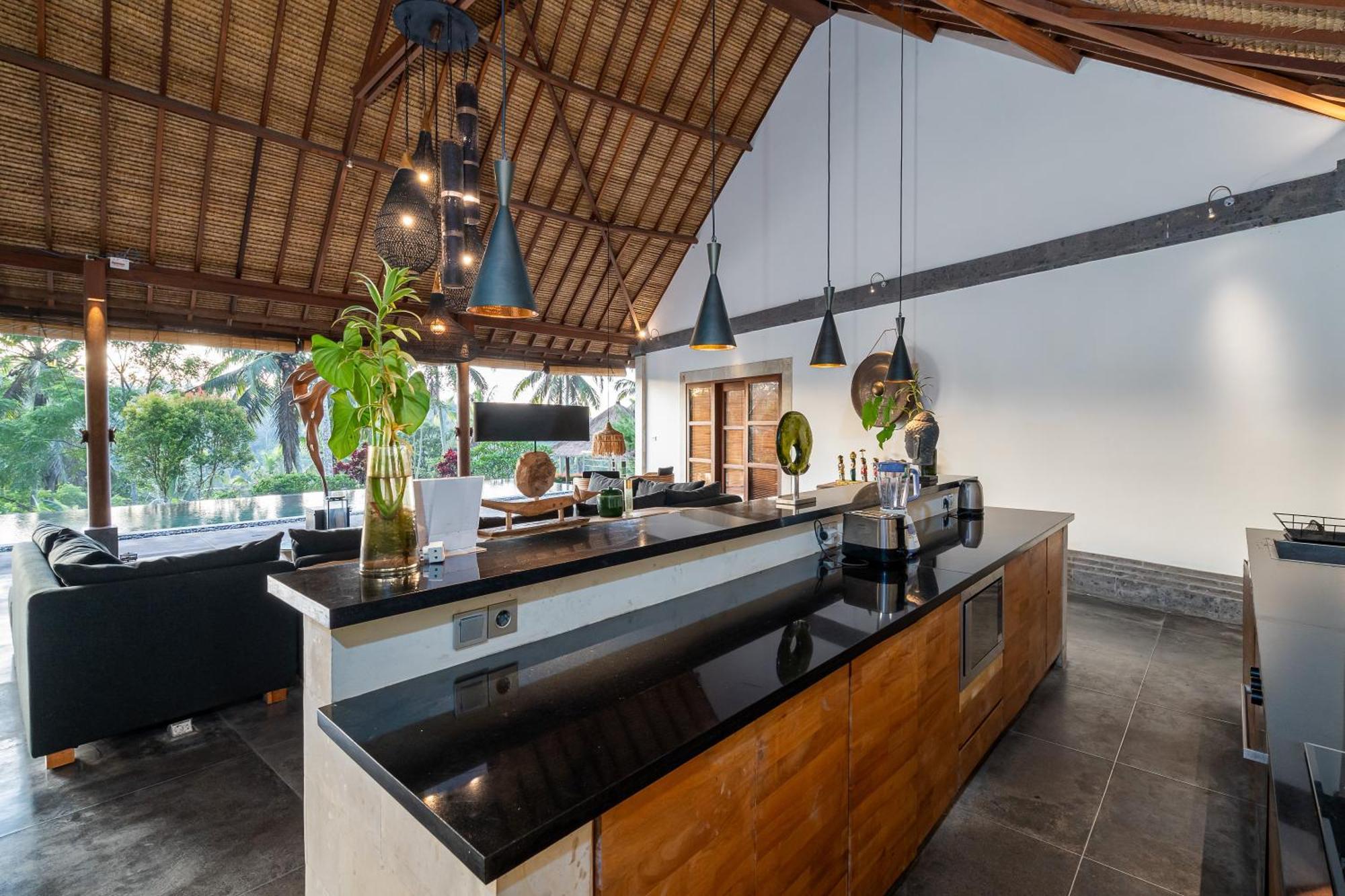 Villa Themma Jungle - Sumptuous 3Br Luxury Villa With Majestic Jungle View North Of Ubud エクステリア 写真