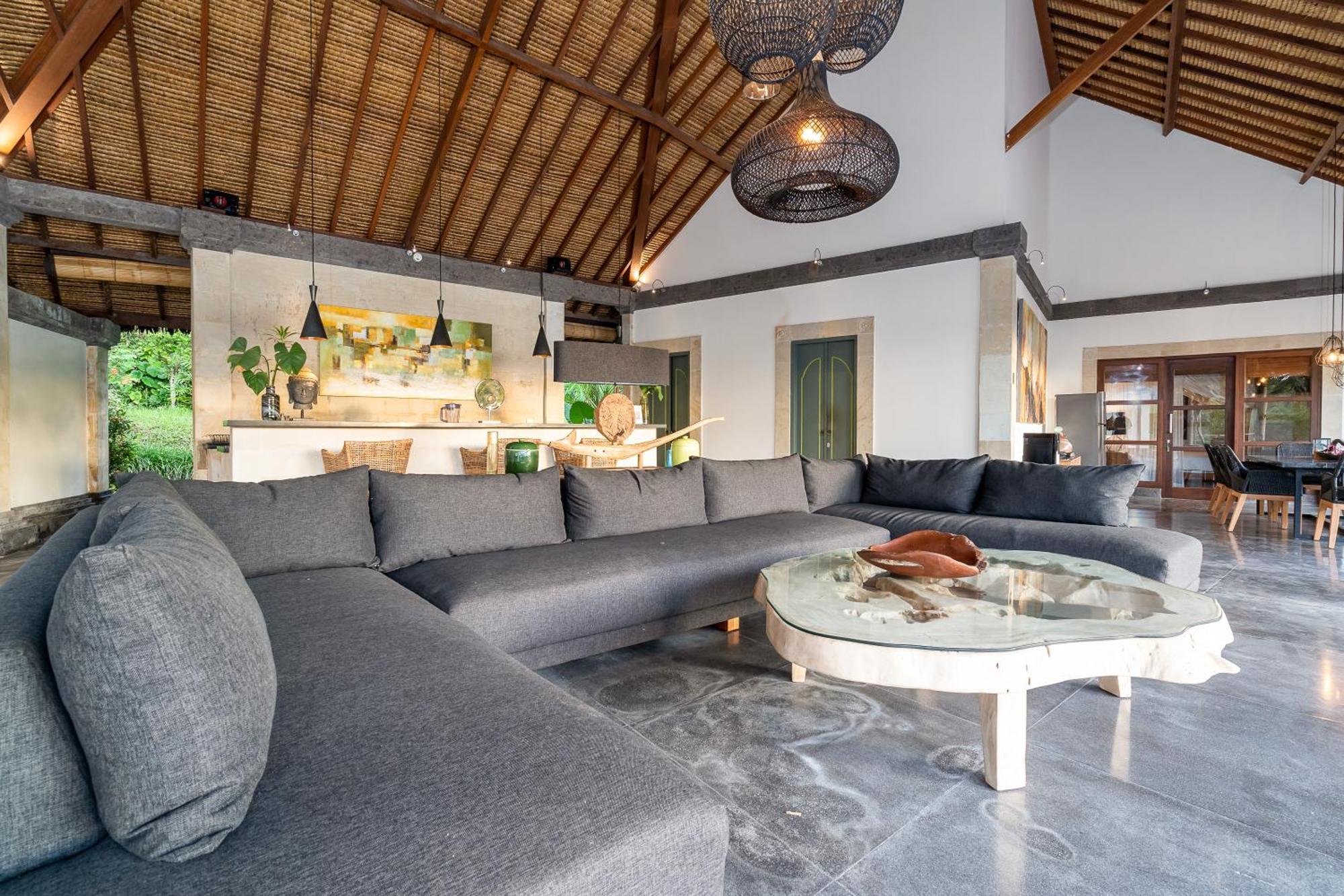 Villa Themma Jungle - Sumptuous 3Br Luxury Villa With Majestic Jungle View North Of Ubud エクステリア 写真