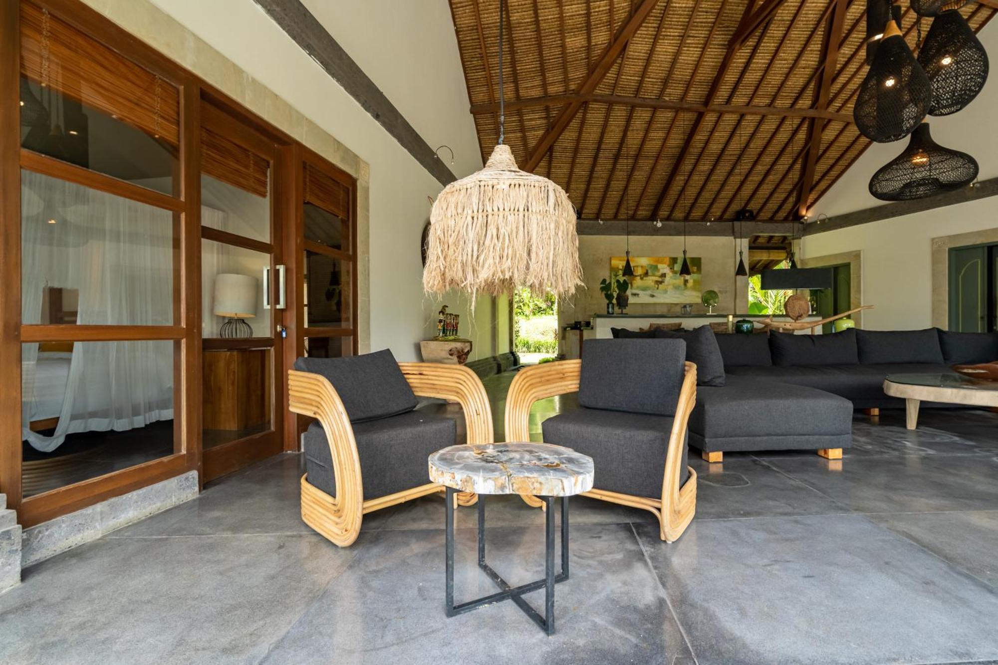 Villa Themma Jungle - Sumptuous 3Br Luxury Villa With Majestic Jungle View North Of Ubud エクステリア 写真