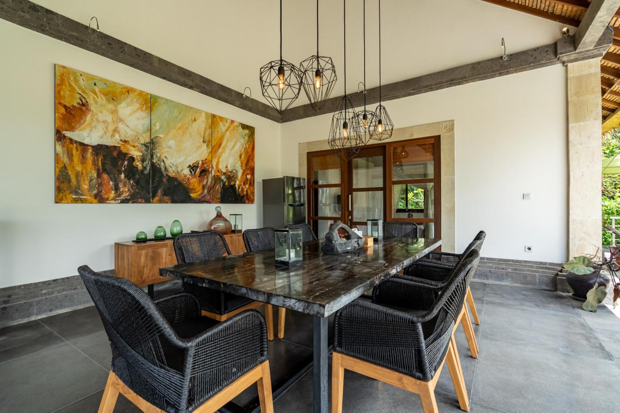 Villa Themma Jungle - Sumptuous 3Br Luxury Villa With Majestic Jungle View North Of Ubud エクステリア 写真