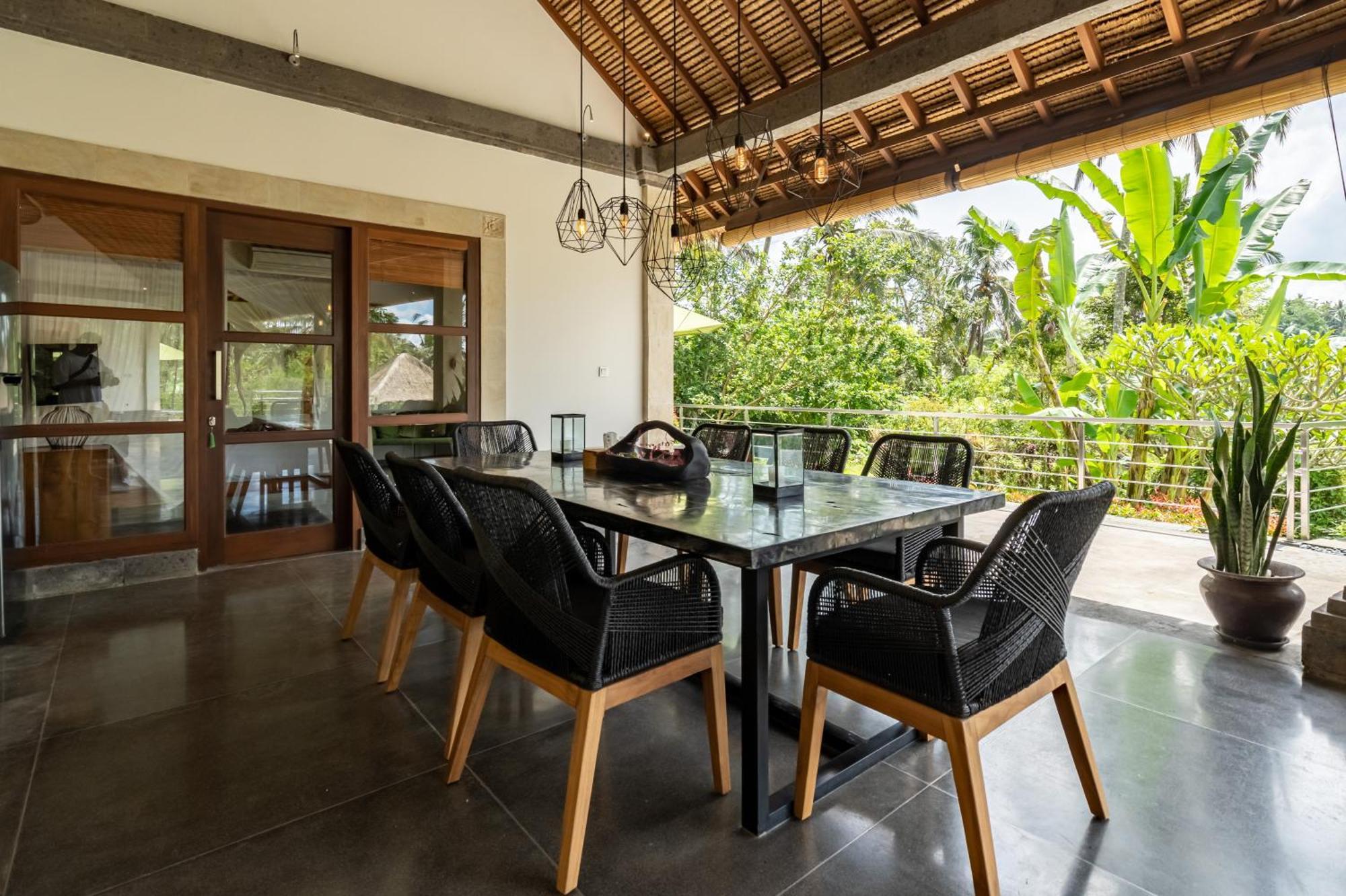 Villa Themma Jungle - Sumptuous 3Br Luxury Villa With Majestic Jungle View North Of Ubud エクステリア 写真