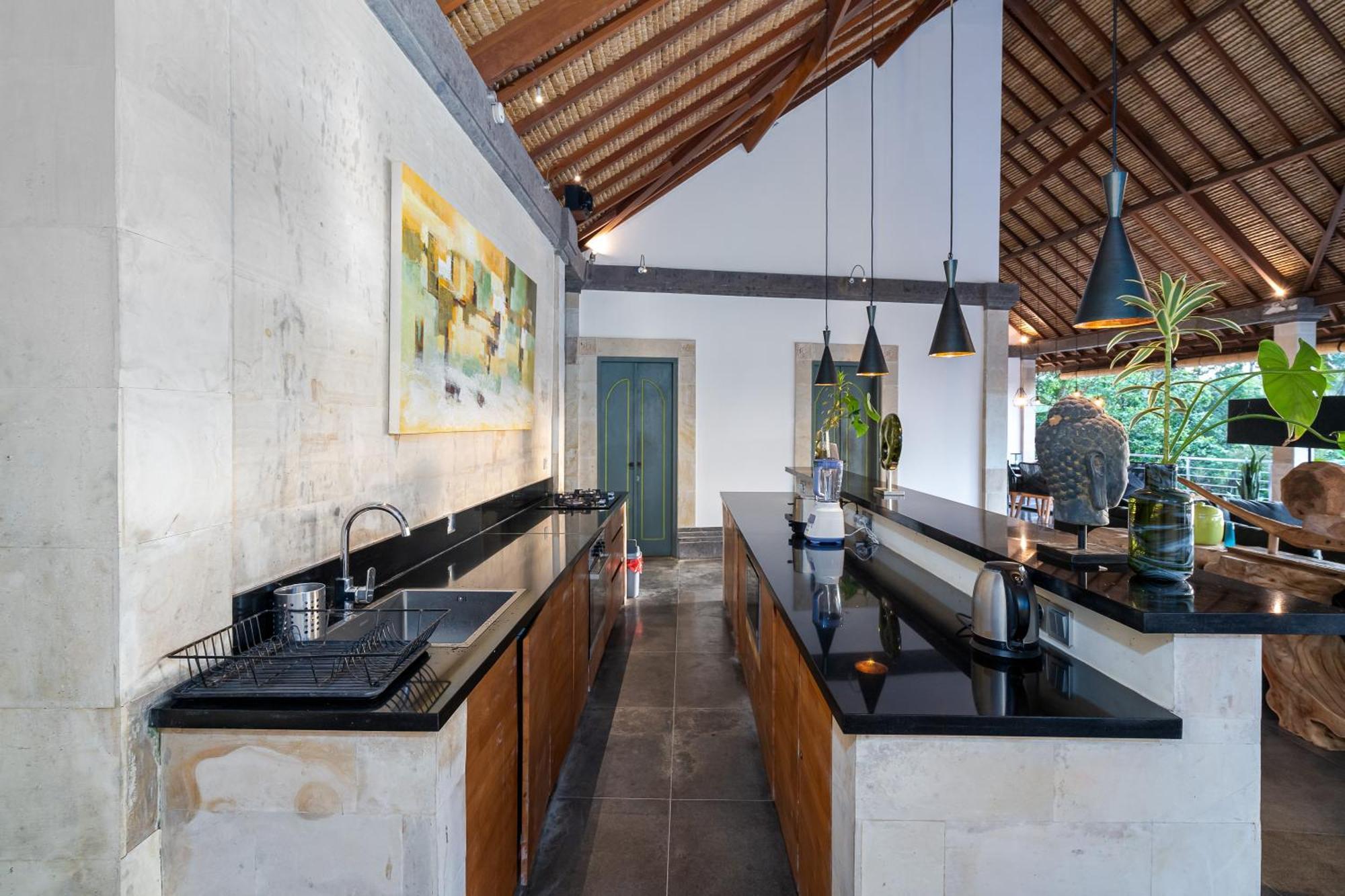 Villa Themma Jungle - Sumptuous 3Br Luxury Villa With Majestic Jungle View North Of Ubud エクステリア 写真