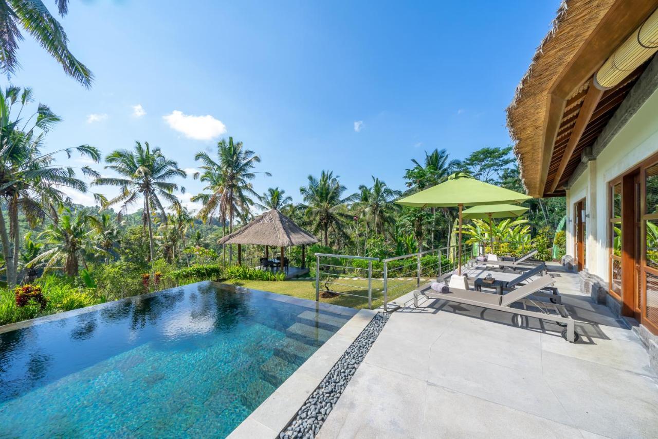 Villa Themma Jungle - Sumptuous 3Br Luxury Villa With Majestic Jungle View North Of Ubud エクステリア 写真