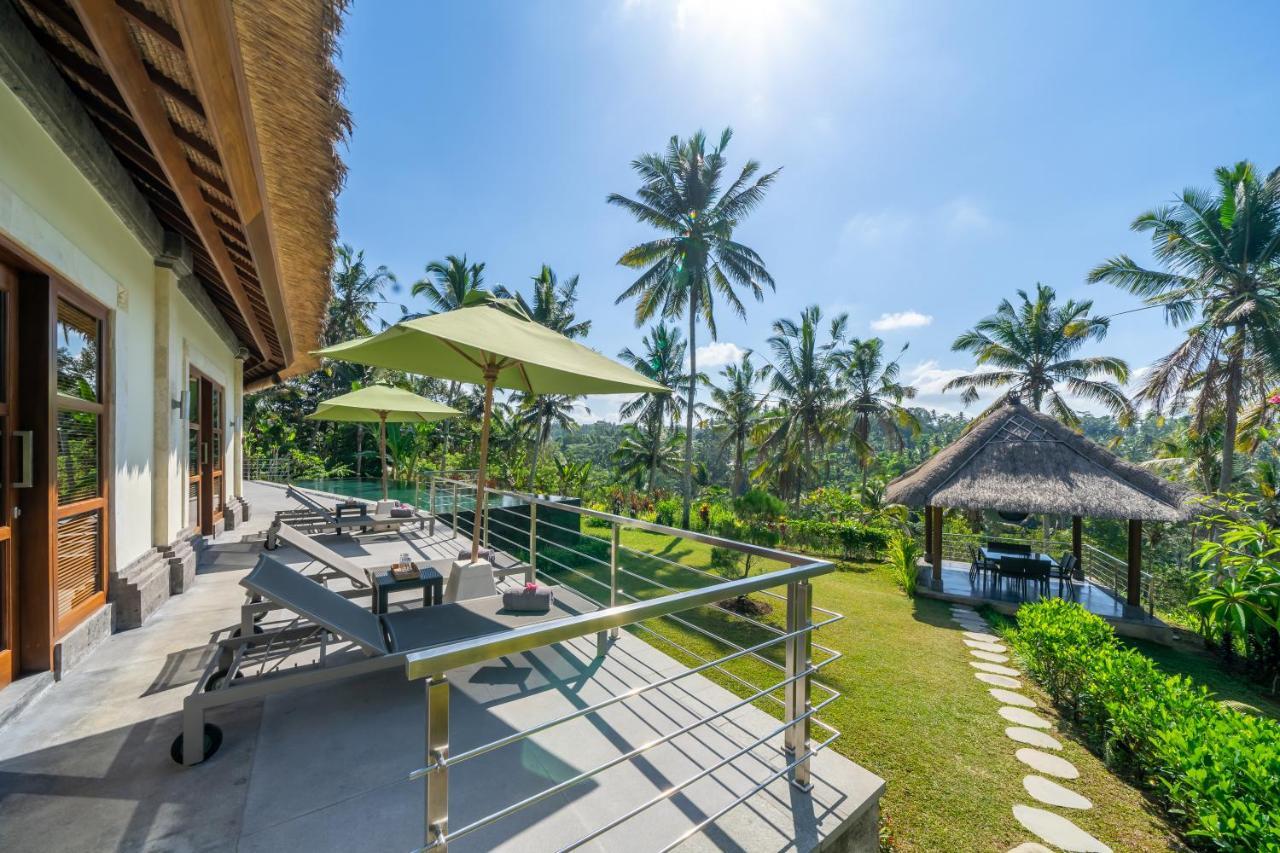 Villa Themma Jungle - Sumptuous 3Br Luxury Villa With Majestic Jungle View North Of Ubud エクステリア 写真