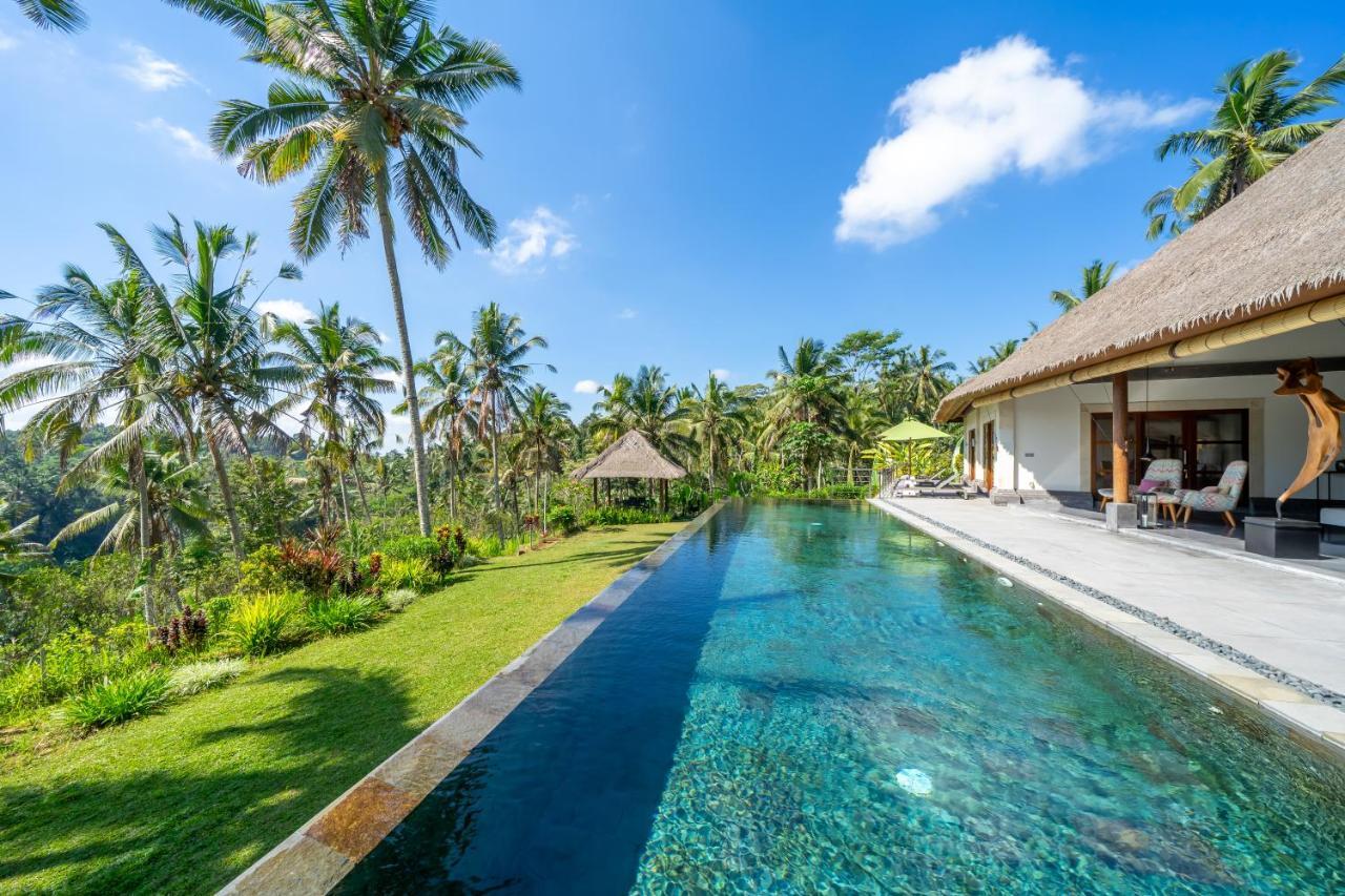 Villa Themma Jungle - Sumptuous 3Br Luxury Villa With Majestic Jungle View North Of Ubud エクステリア 写真