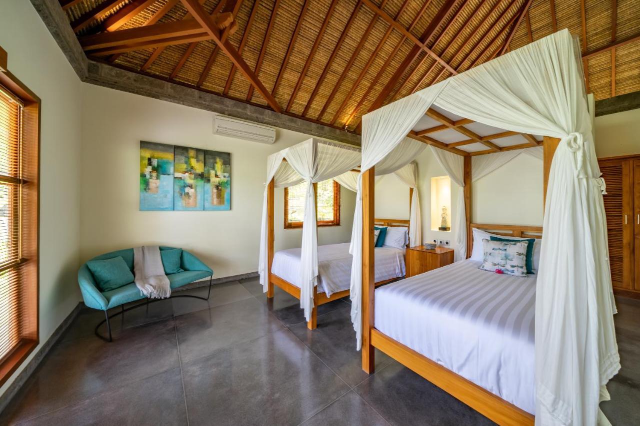 Villa Themma Jungle - Sumptuous 3Br Luxury Villa With Majestic Jungle View North Of Ubud エクステリア 写真