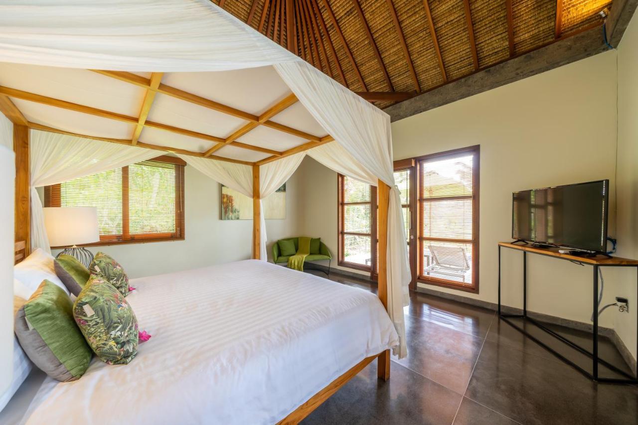 Villa Themma Jungle - Sumptuous 3Br Luxury Villa With Majestic Jungle View North Of Ubud エクステリア 写真
